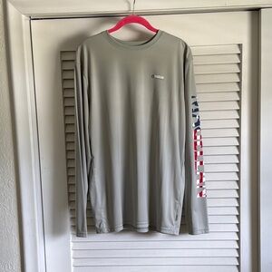 Magellan Outdoors Men's Gray Long Sleeve Shirt